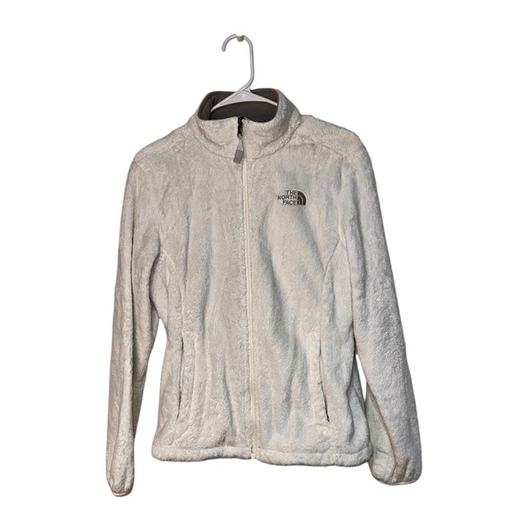The North Face Jackets & Blazers - The North Face Gray and White Fleece Jacket Medium (soft, fuzzy)